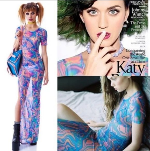 UNIF Dresses & Skirts - UNIF MELT MAXI DRESS SIZE SMALL